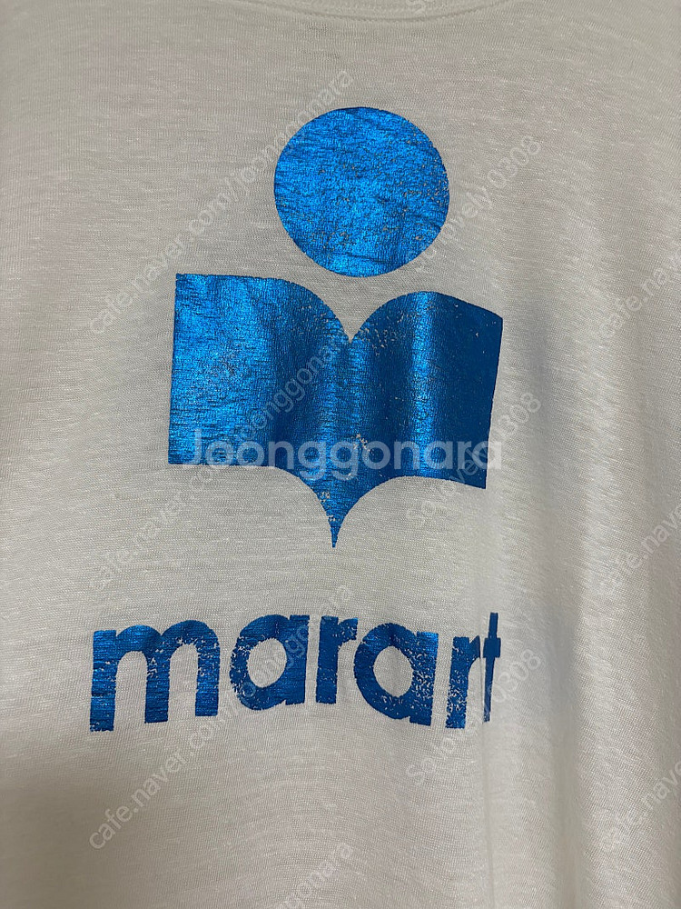 이자벨마랑 글로위아 렌넨 로고 티셔츠--1