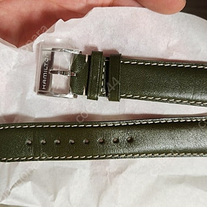 해밀턴 20mm 정품 가죽줄 신품