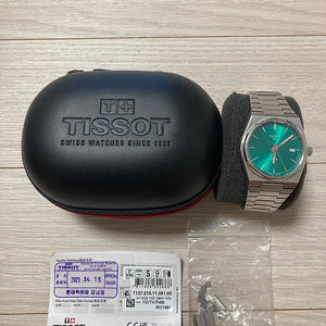 [판매] 새제품급 티쏘 PRX 35mm 그린 295,000원