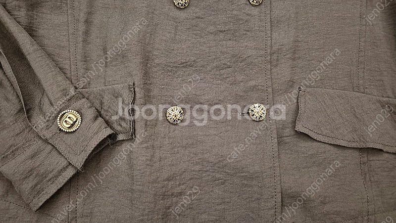 마인 MINE 프릴넥 블라우스 (82사이즈)--1