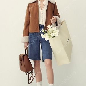 마인 램스 퍼 디테쳐블 칼라 무스탕