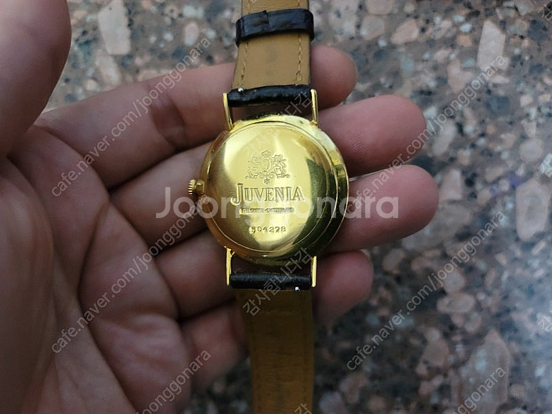 60년대 스위스 쥬베니아 드레스워치 수동 시계 도금--6