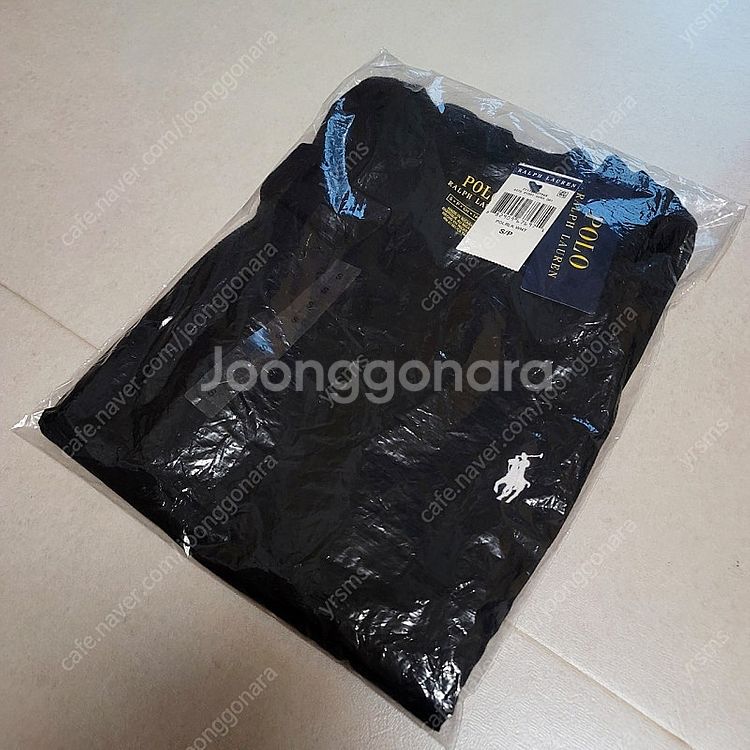 폴로 여성반팔티 블랙 색상 S--3