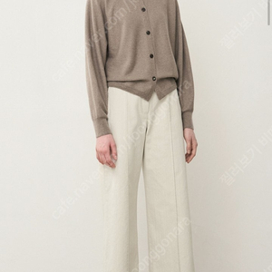 더캐시미어 홀가먼트 캐시미어100 니트가디건 메인 토프85