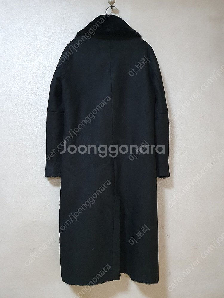 LBL 리버시블 사가밍크 램스킨 무스탕 롱 코트--8