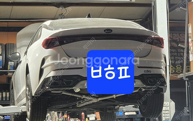 K5 DL3 1.6터보 MRG커스텀 배기 판매합니다.--0