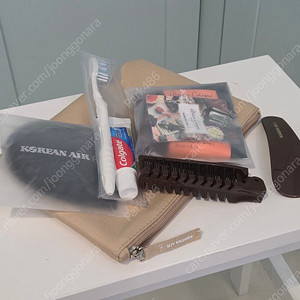 [1만5천원] 대한항공 옛 로고 어메니티 파우치 세트 (반값택배비 포함) 이미지