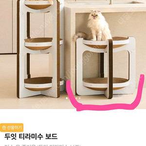 두잇 고양이 스크레처 티라미슈보드 새제품 다리만 판매