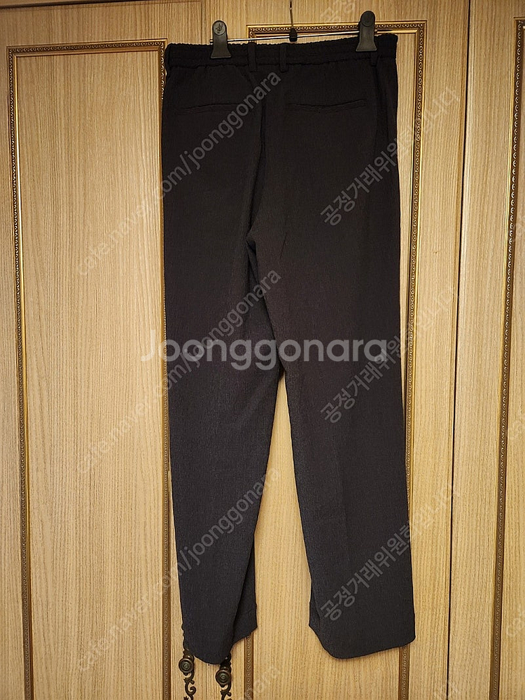 무신사스탠다드 세미와이드 밴딩 슬랙스 블랙, 챠콜, 크...--2