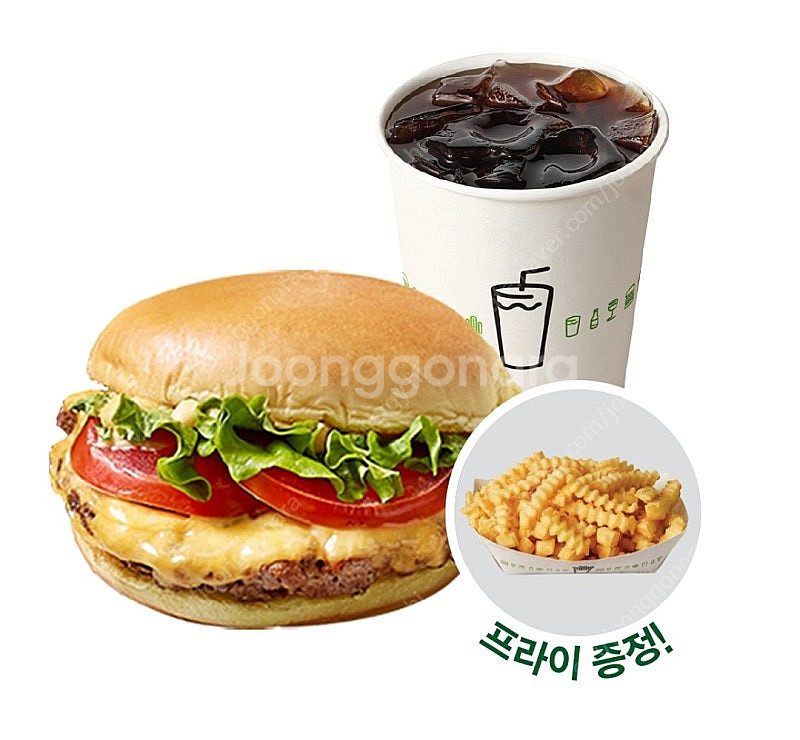 쉐이크쉑 쉑버거+프라이+소다S(POS--0