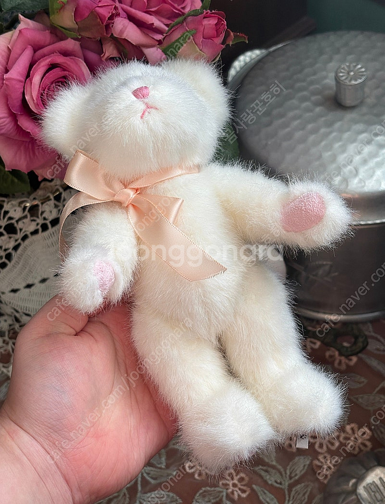 미국 앤틱빈티지인형 핑크코 보이즈베어 테디베어빈티지소품--3