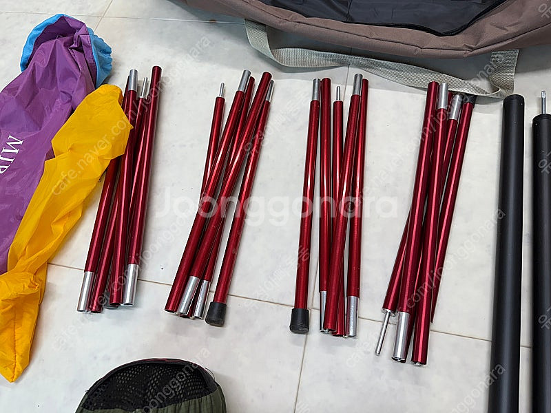 꽁타프 헥사 및 타프폴대, 팩 일괄판매합니다.--3