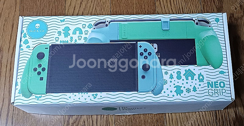 스컬앤코 스위치 OLED 동물의숲 그립케이스 팝니다.--0