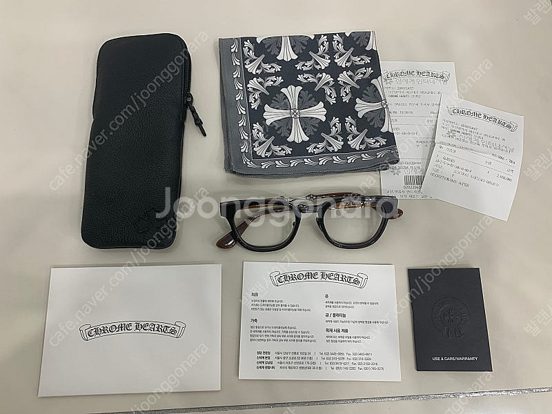 크롬하츠 덕버터 [BRBBR/ORB] 브라운&실버 안경--1