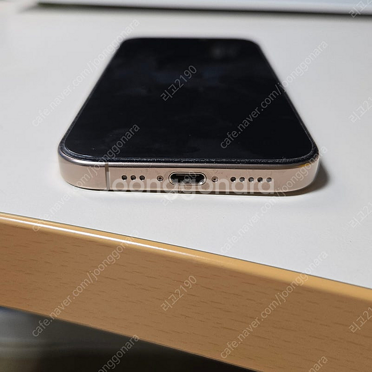 아이폰16프로 256gb 배터리 100 데저트 자급제 ...--5