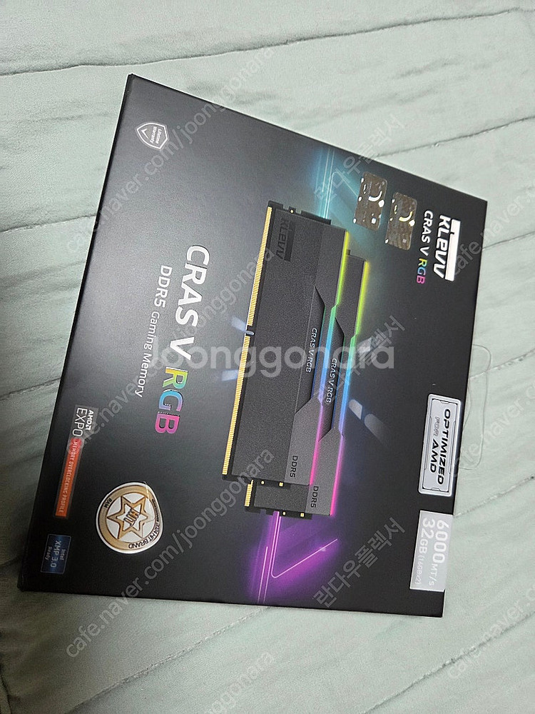 ESSENCORE KLEVV DDR5-6000 CL30 CRAS V RGB 패키지 서린 (32GB(16Gx2))--0
