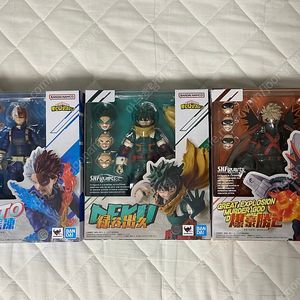 shf 나의 히어로 아카데미아 데쿠,바쿠고,쇼토,오차코 판매