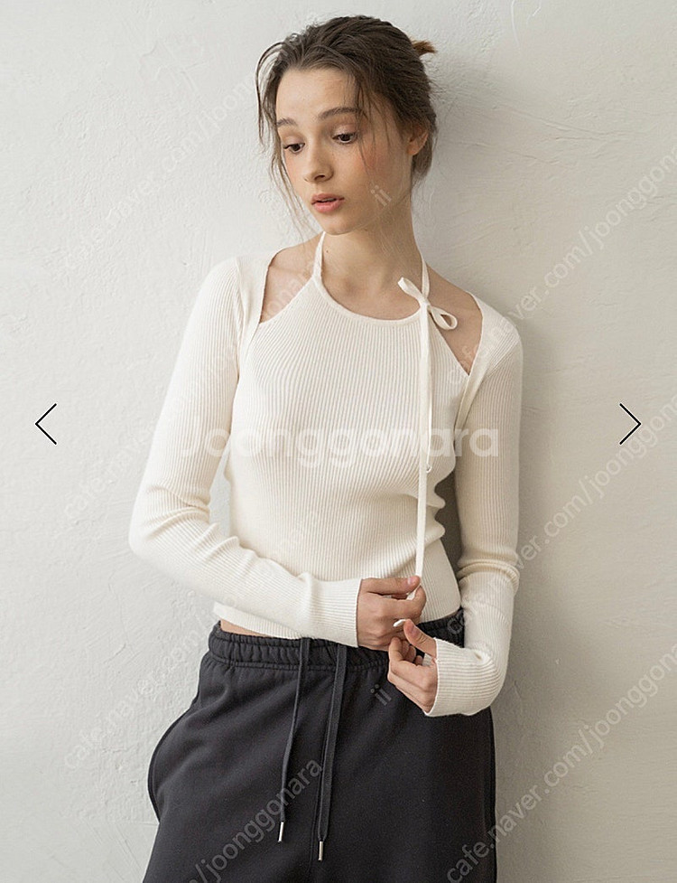 릴리코츠 Liang Halter Knit 아이보리--0