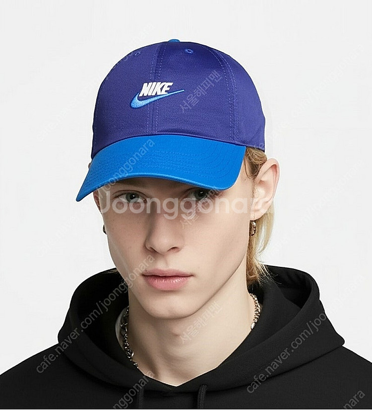 NIKE 나이키 레어 클래식 투톤 네이비/스카이블루 볼캡 야구 모자 (남녀공용)--7