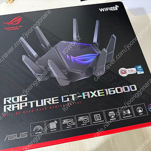 아수스 공유기 GT-AXE16000 팝니다.