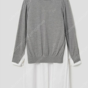 준지 셔츠 니트 원피스 F