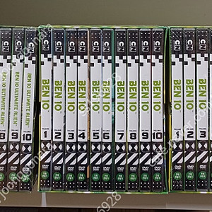 벤10 전 시리즈 30종 세트 (30disc) - 오리지널 1·2집 + 에일리언 미개봉 DVD 10만원 택포