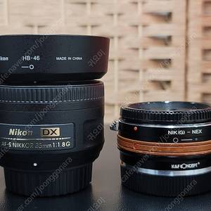 니콘/정품 af-s 35.8g DX+k&f 변환 어댑터