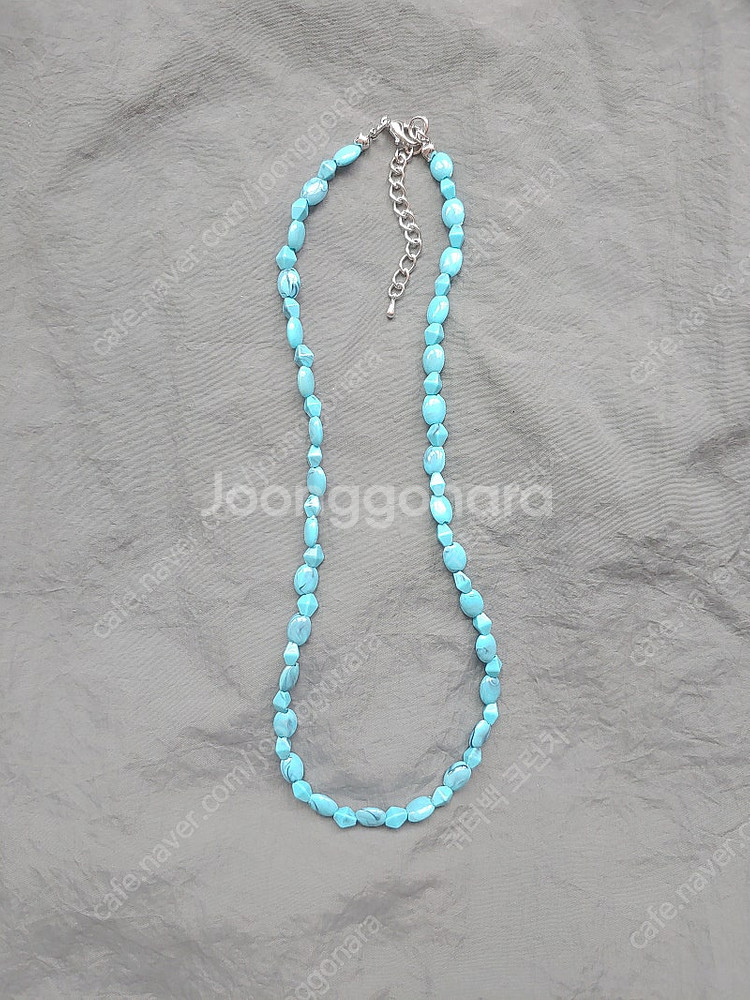 핸드메이드 진주목걸이 비즈목걸이 새제품 택포만원--0