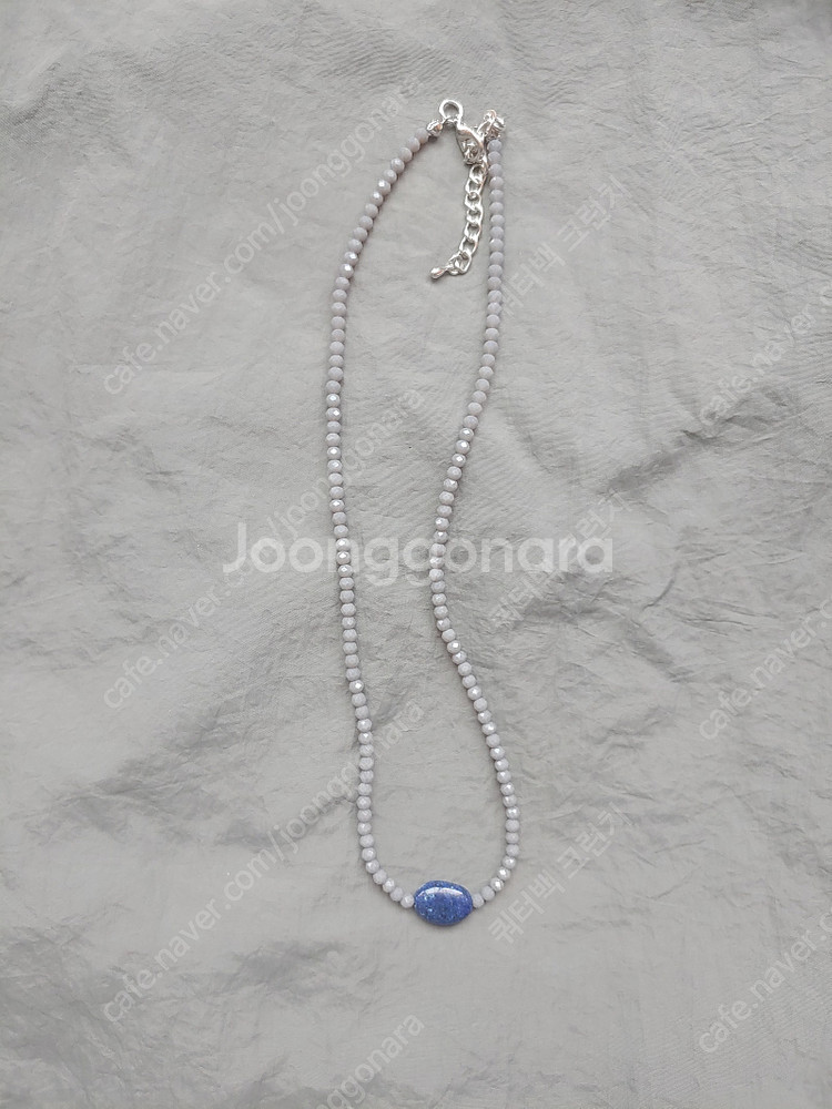 핸드메이드 진주목걸이 비즈목걸이 새제품 택포만원--3