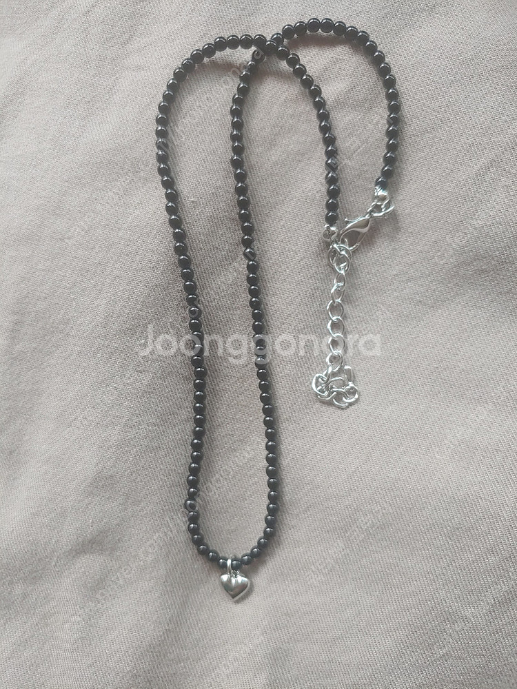 핸드메이드 진주목걸이 비즈목걸이 새제품 택포만원--8