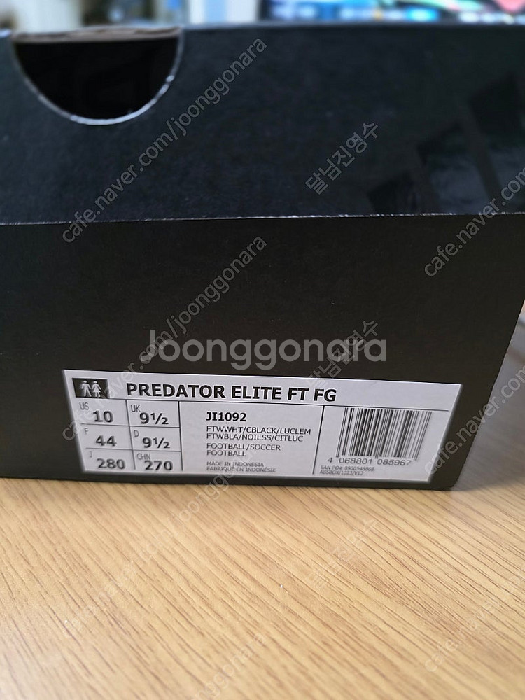 프레데터 엘리트 FT FG 280 베컴 새상품/아디다스프레데터엘리트 FG 폴드 오버 텅 Moments 한정판 JH9...--8