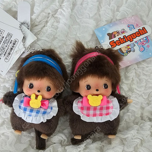 [국내당일배송]일본 귀여운 몬치치 베베치치 인형 아이돌 마스코트 세키구치 키링 키홀더