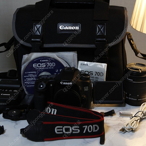 캐논 DSLR EOS 70D + 18-55mm 렌즈 카메라 풀세트