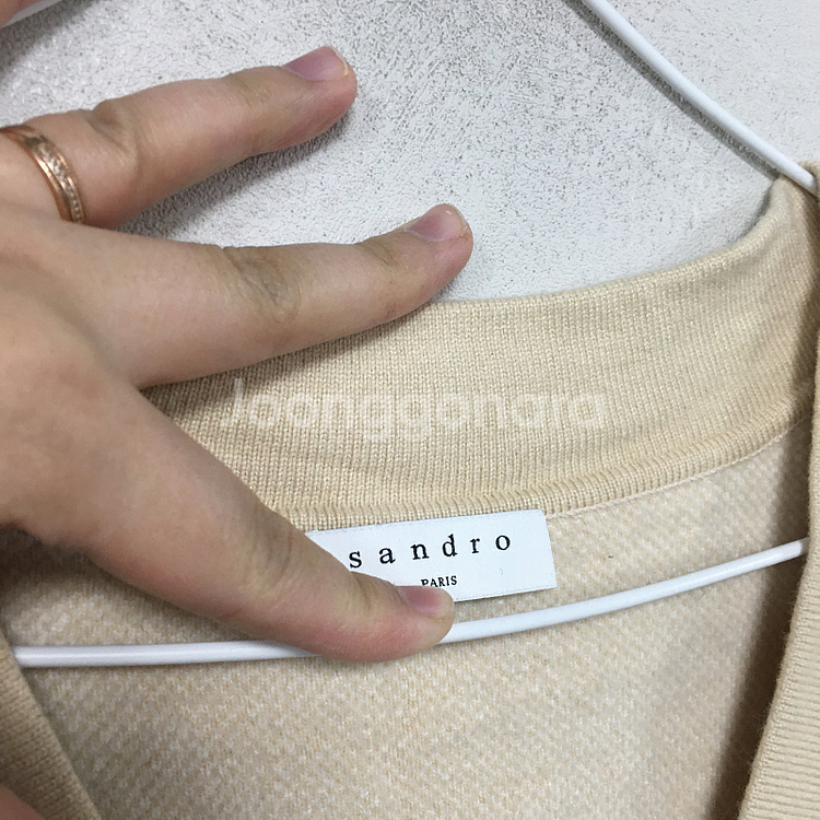 SANDRO 산드로 자카드 니트 조끼 2 / 랑방 마인...--2