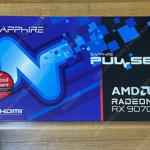 미개봉 새제품 사파이어 펄스 SAPPHIRE 라데온 RX 9070 XT PULSE D6 16GB 그래픽카드
