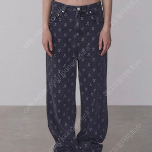 레스트앤레크레이션 RR PRINTED DENIM 블랙 M사이즈(얼바닉30 / 쎄모먼 / 바티스트 / 문달 / 리본빛 / 포니테일 / 비아플레인 / Le17 / 위라라)
