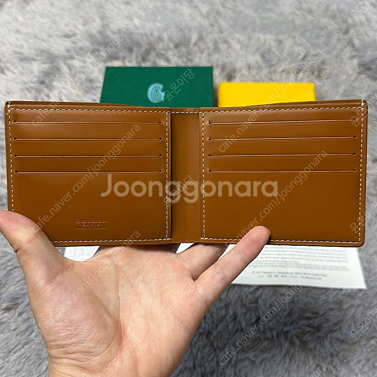[풀구성] 고야드 빅투와르 반지갑 블랙탄--2