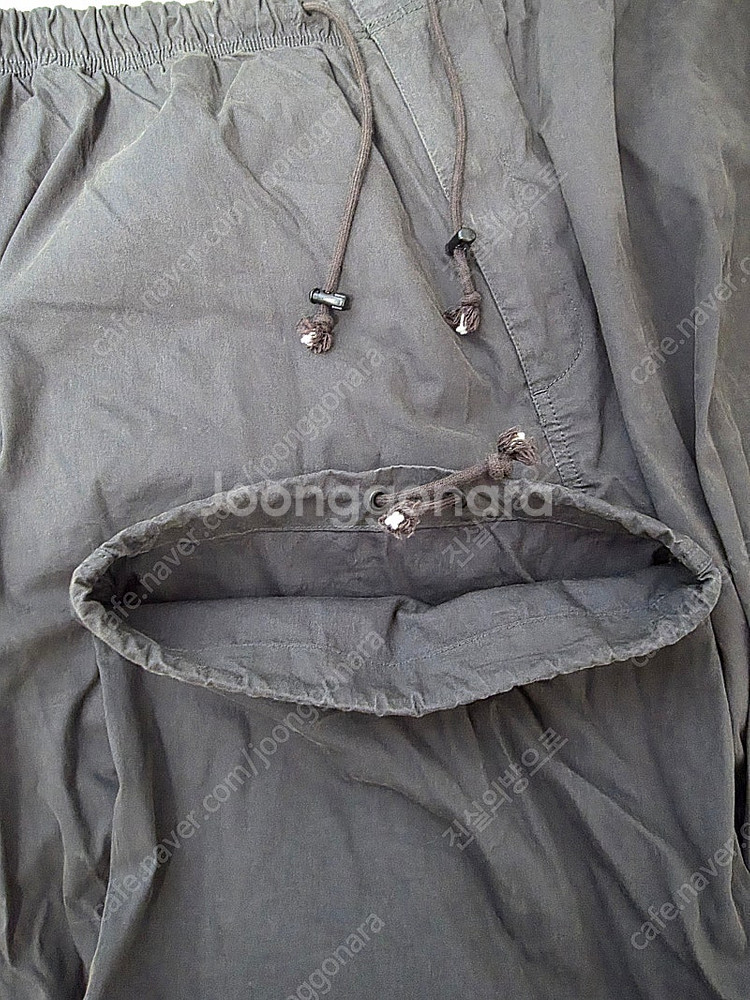 스투시 나이코 오버 트라우저 워시드 블랙 팬츠 XL사이즈 판매합니다.--7