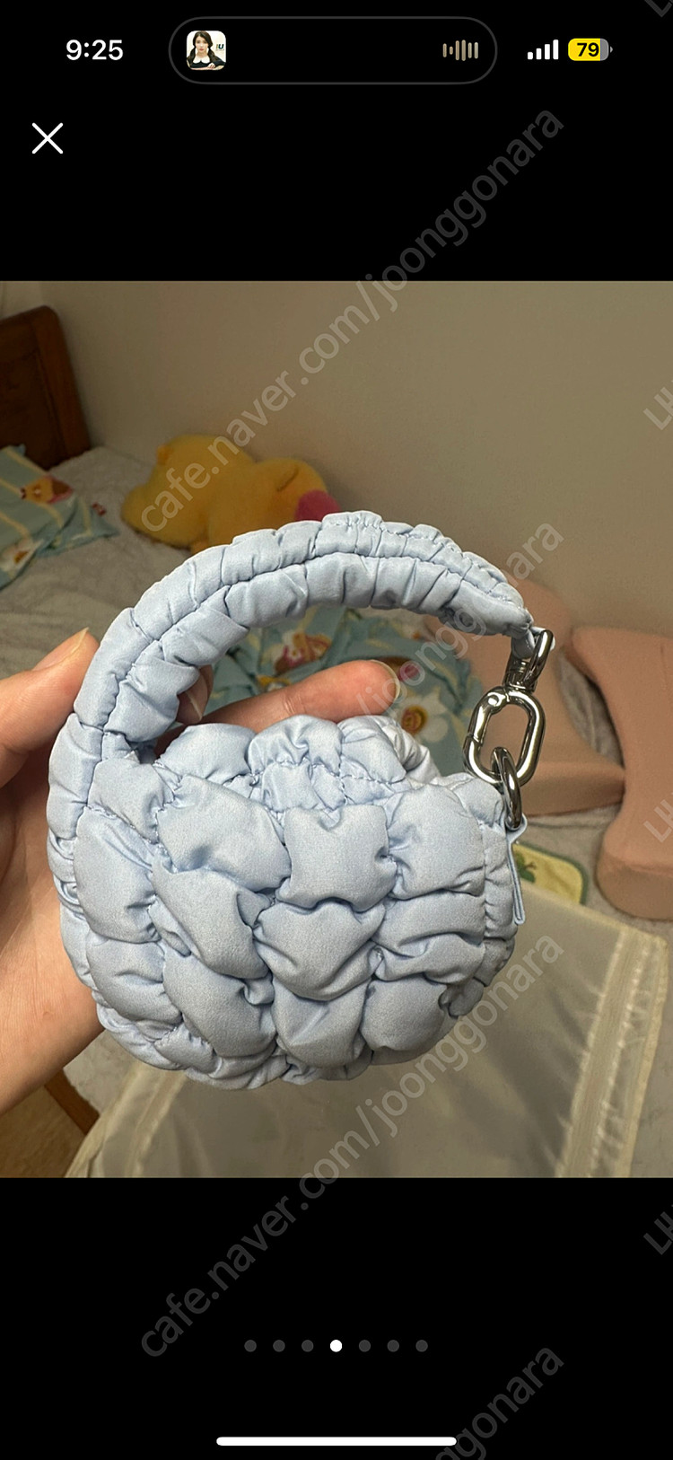 코스 나노백 하늘색(블루)--3