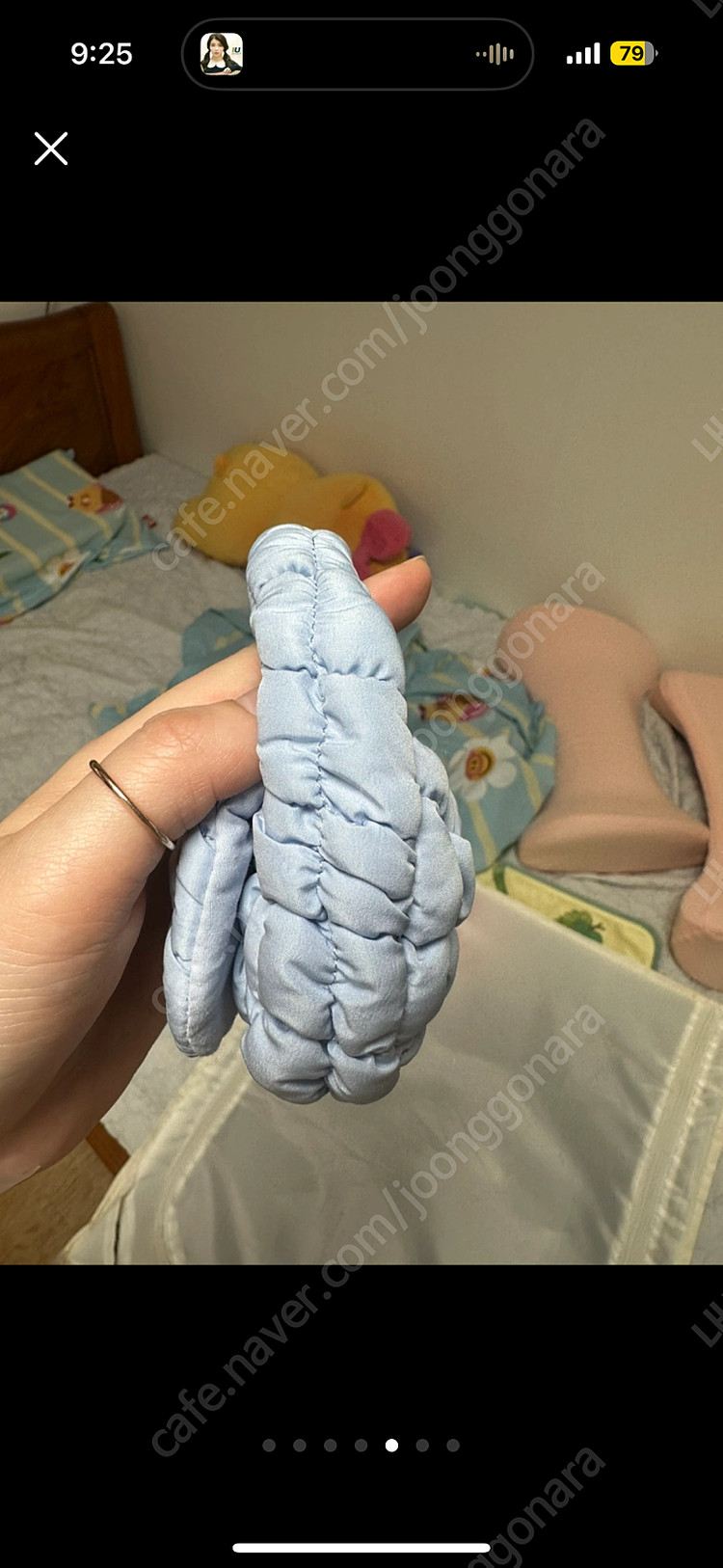 코스 나노백 하늘색(블루)--4