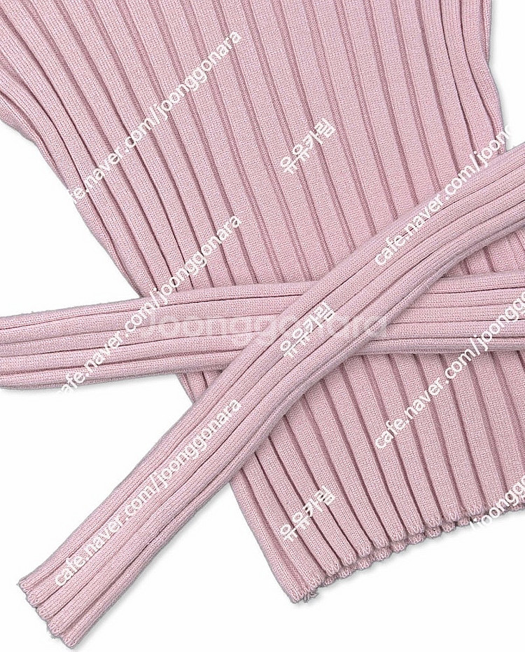 페일제이드 turtleneck ribbed knit 핑크, 페일제이드 목폴라 티셔츠, 페일제이드 골지 목폴라 티셔츠--9