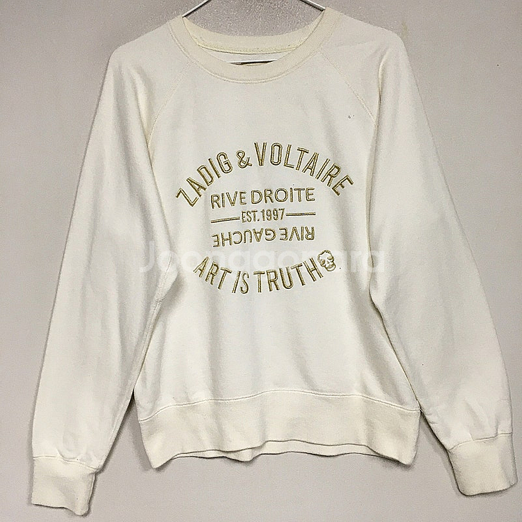 쟈딕앤볼테르 레터링 맨투맨 xs / 랑방 마인 오브제 타임 럭키슈에뜨 산드로 마쥬 오르 시에 시스템--0