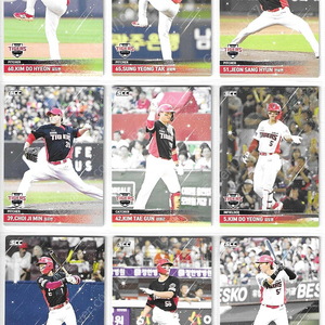 편의점 야구카드 2025 SCC 오피셜 컬렉션 카드+ 플러스 KBO 10개 구단별 포토카드