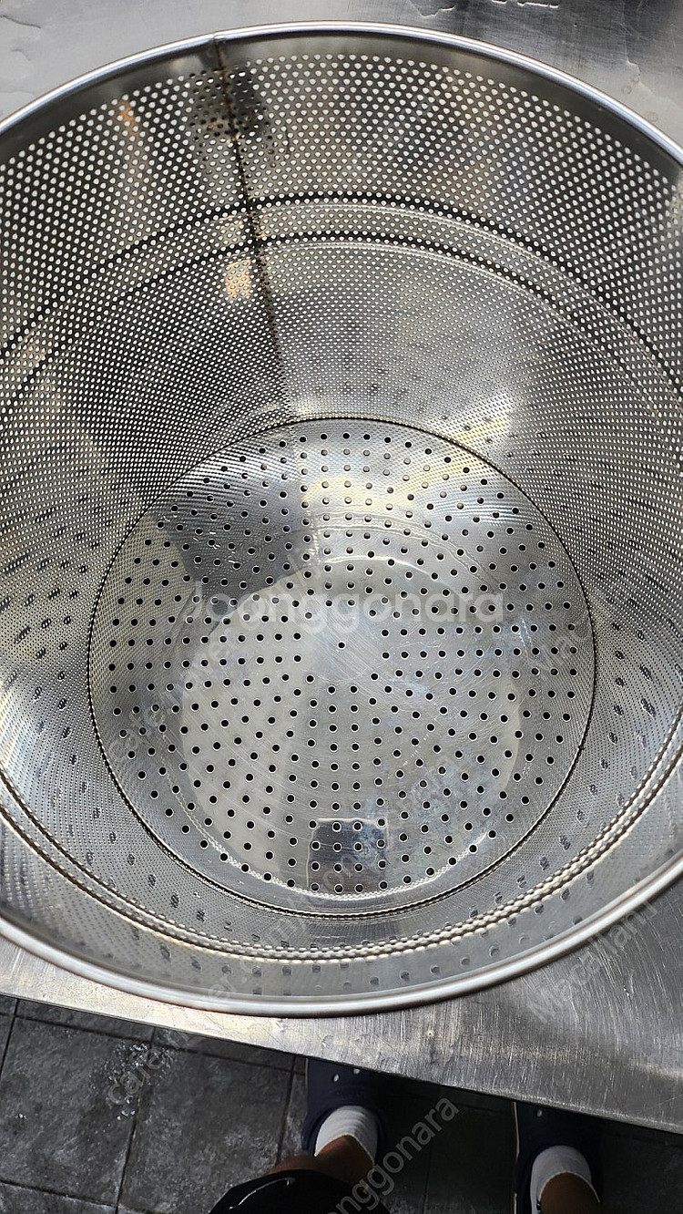 대형 멸치통 멸치망 육수통 육수망 거름망 / 업소용 스텐 다시통 8호--1