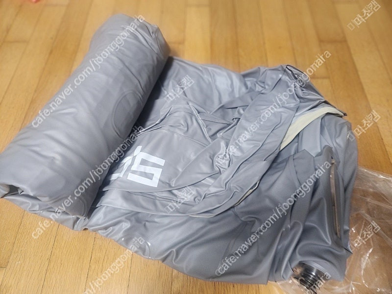 스피엘 더블 에어매트 40 +전용커버 1회 펼쳐봄--2