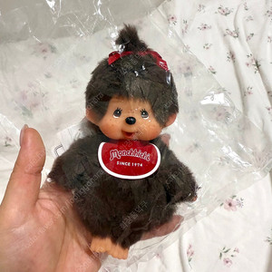 몬치치 걸 브라운 키링 택달린새상품