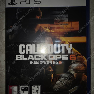 ps5 콜오브듀티 블랙옵스6 미개봉