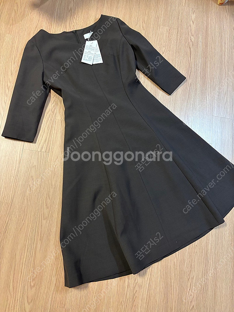 *새옷 시에 햅번 플레어 A라인 미디 원피스 드레스 하객룩 출근룩--1