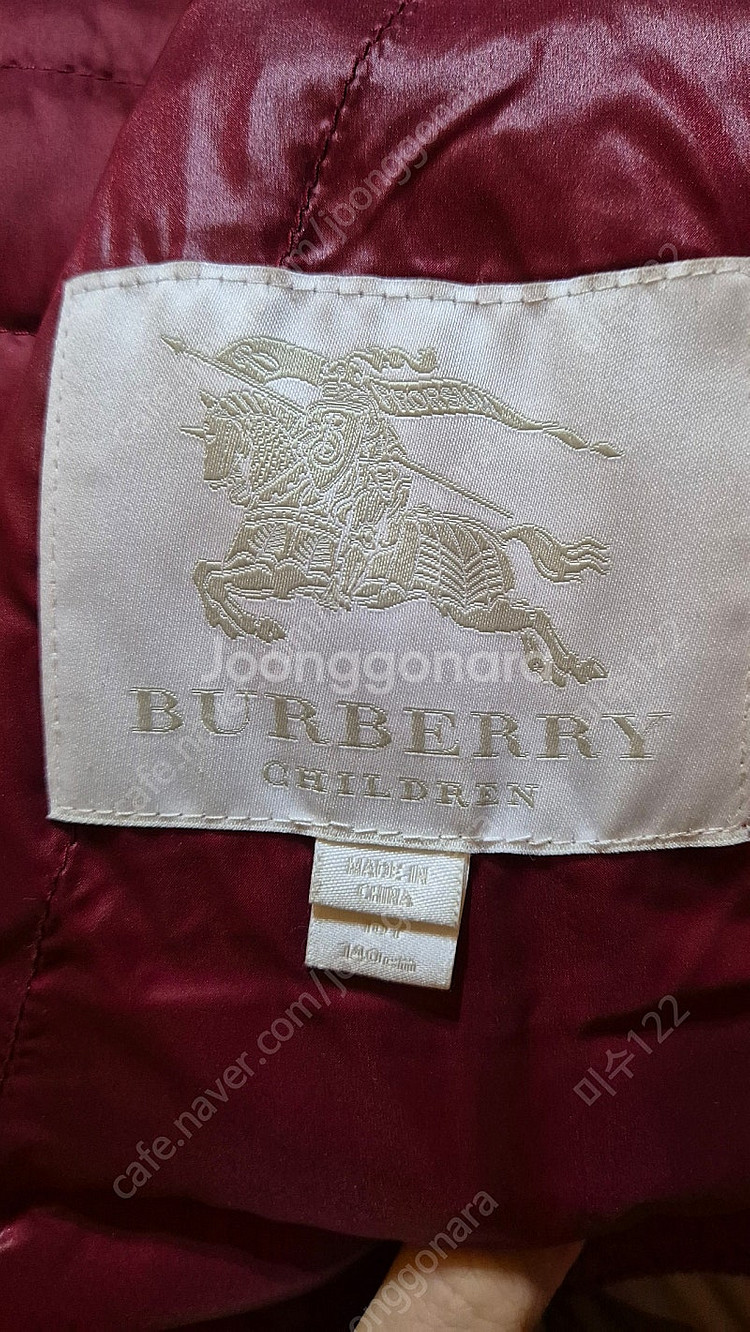 버버리 패딩 10y--7