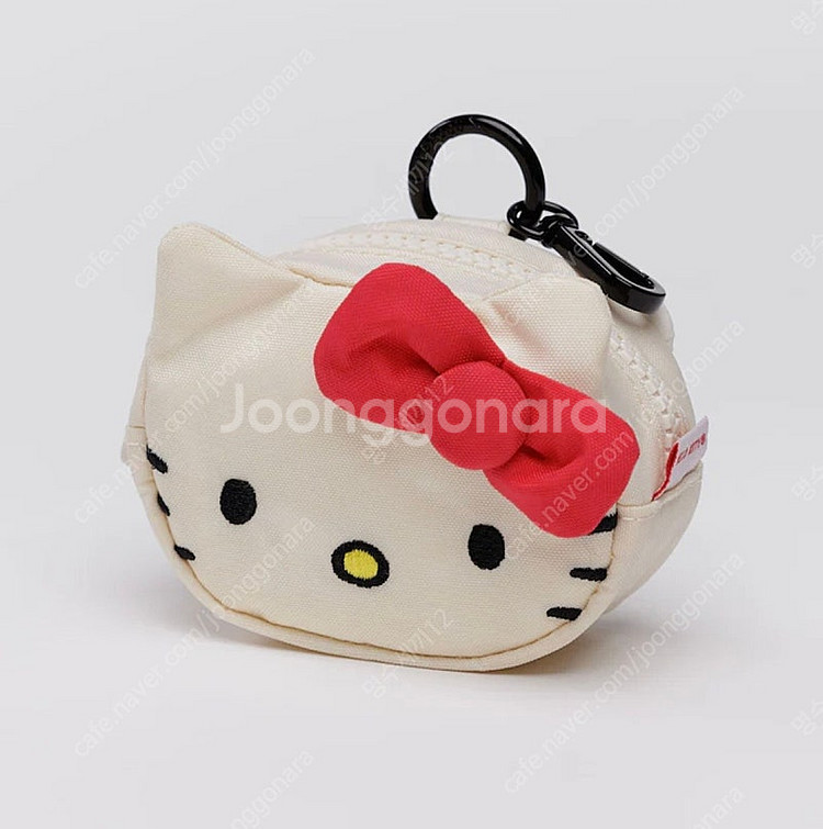바쿠백X헬로키티 바쿠 키티 파우치 키링 백참--1